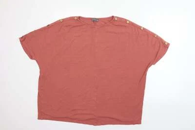 Camiseta Papaya Para Hombre Rosa Viscosa Talla 20 Cuello Redondo Foto 1 de 4