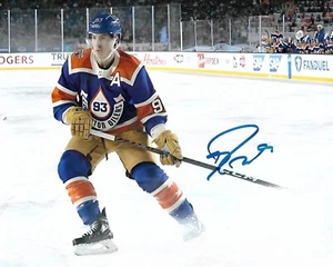 Ryan Nugent-Hopkins Signed 8x10 Photo Edmonton Oilers Autographed COA H - Picture 1 of 1