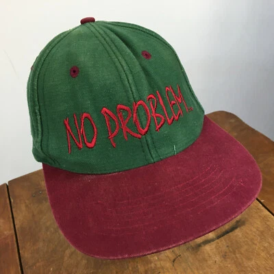 De colección Años 80 90 Grunge Surf Skate Snowboard Sin Problema Sombrero Gorra Snapback Esquí  Foto 1 de 4