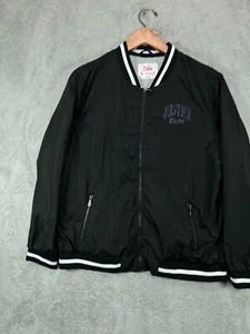 Justice Girls 20 Plus Jackets Style Black Spell Out Logo Sequin Zip Closure Coat - Picture 1 of 9