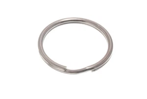 Neu 24 X Federstahl Split Schlüsselanhänger 50mm CP Verchromt - Onestopdiy - HD - Bild 1 von 1