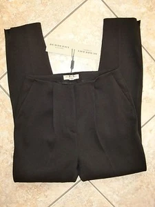 Pantaloni eleganti neri nuovi con etichette ~ $ 465,00 ~ da donna 100% autentici Burberry London taglia 6 US/UK 8 - Foto 1 di 8