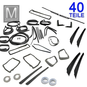 Juego completo de juntas Mercedes SL W107 R107 40 juntas Rubber Seals goma nuevas - Imagen 1 de 2