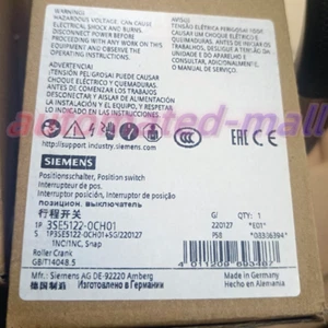 3SE5122-0CH01 NEU SIEMENS Travel Switch Expressversand 3SE51220CH01 - Bild 1 von 9