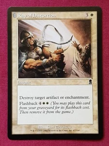 Magic The Gathering ODYSSEY RAY OF DISTORTION white card MTG - Picture 1 of 2
