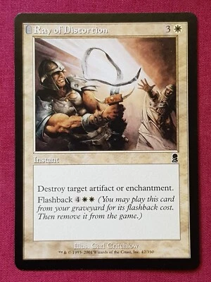 Magic The Gathering ODYSSEY RAY OF DISTORTION white card MTG - Image 1 of 2