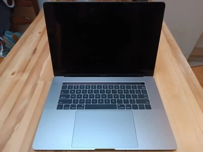 Apple MacBook Pro 15" Laptop with Touchbar 512GB 2017 2.9GHz 16GB RAM Space Grey - Image 1 of 4