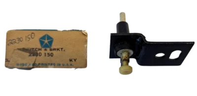 1962-1967 Dodge Truck Brake Stop Light Lamp Switch & Bracket 2230150 NOS - Image 1 of 4