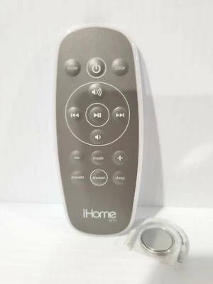 Control remoto para iHome RZ13 IRZ13W i-Pod Dock The Home System gris probado por equipos originales Foto 1 de 4