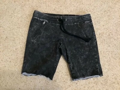 Pantalones Cortos Guess Para Mujer Negros Cortados Cordón Cintura 4 Bolsillos Imitados Talla 30 Foto 1 de 4