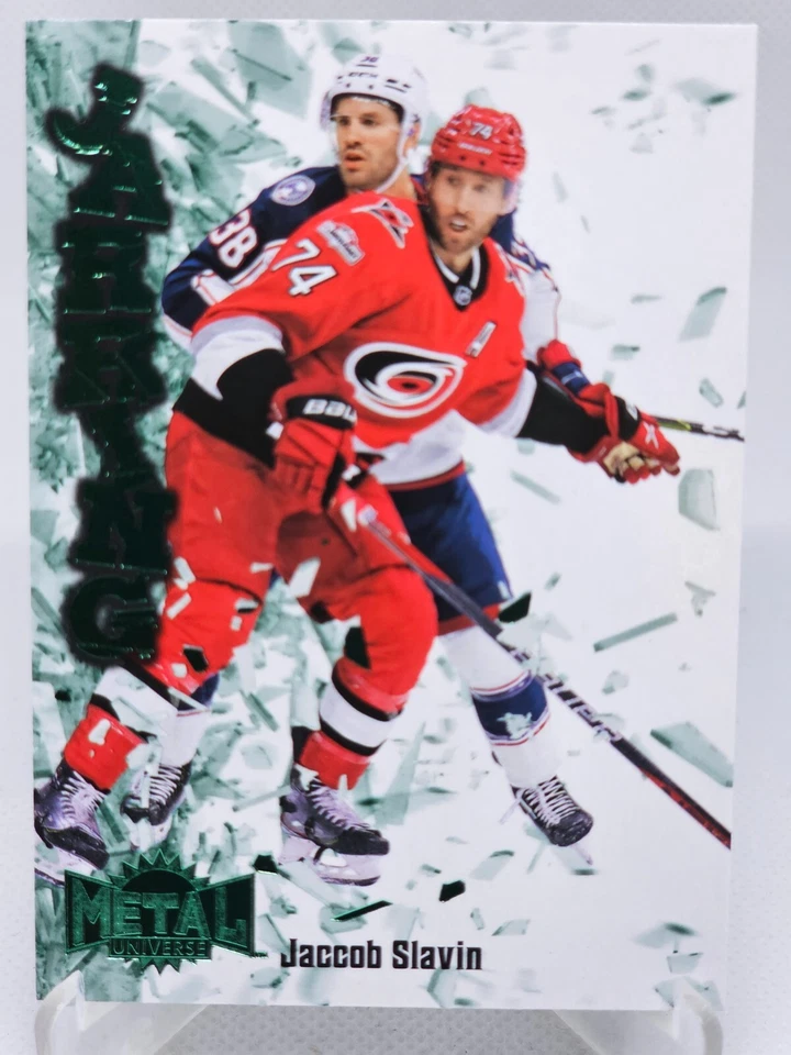 2022-23 Skybox Metal Universe Jarring #JR-9 Jaccob Slavin - Image 1 of 2