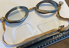VINTAGE WW2? AVIATOR PILOT GOGGLES GLASSES STAMPED "FRANCE" w EXTRA GLASS LENSES