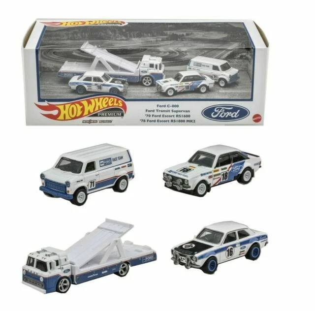 Hot Wheels Premium Collector Set Ford Race Team 2021