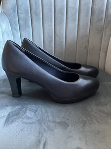 Tamaris Navy Court Shoes Size 6 - Picture 1 of 5