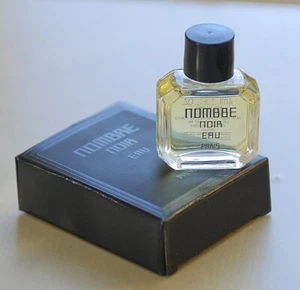 Vintage NOMBRE NOIR by SHISEIDO splash EDP 4 ml~.13 oz DISCONTINUED MINIATURE - Picture 1 of 9