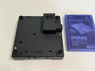 GameCube Gameboy Player With Start Up disk black JAPAN import NTSC-J DOL-017 - Image 1 of 4