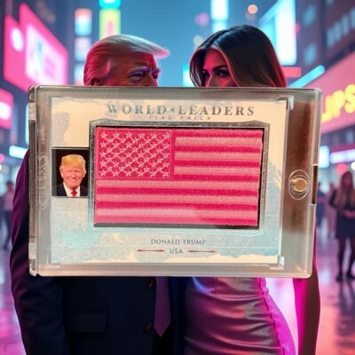 2020 Decision Donald J. Trump World Leaders Flag Patch WL42 MAGA TRUMP 2024 - Image 1 of 2