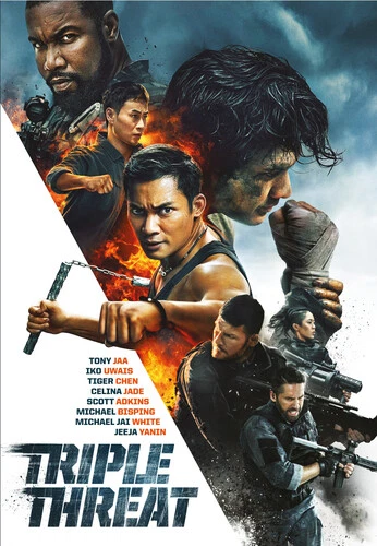 Triple Threat DVD (2019) Tony Jaa, Johnson (DIR) cert 15 FREE Shipping, Save £s - Image 1 of 2