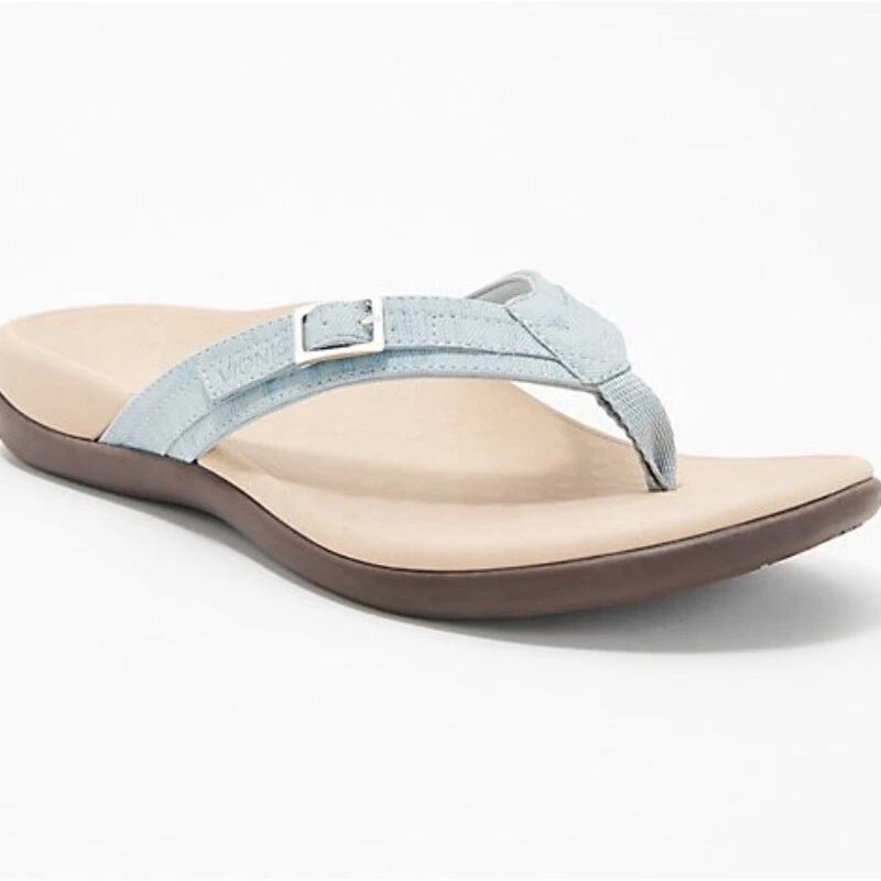 Womens Flat Arch Support Sandals Summer Comfy Flip Flops Ladies Slippers Shoes