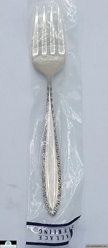 Tenedor de ensalada Wallace Michele de plata de ley 6,75" *NUEVO* Foto 1 de 1