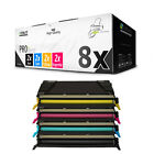 8X Pro Cartuccia Per Lexmark C-748-De C-746-Dn C-748-Dte C-746-N C-748-E