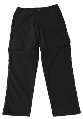 Merrell Opti Wick Convertible Pants Women 34x30 Black UPF 30+ Hiking Fishing - Image 1 of 4