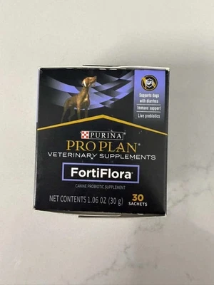 BRRANDED Purina FortiFlora Pro Plan Veterinary Probiotic Supplement-30 Sachets EXP-12-26