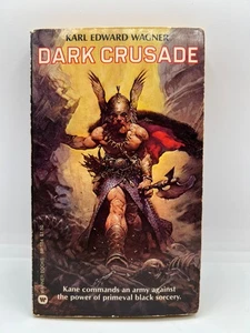 Dark Crusade Karl Edward Wagner ©1976 1st Warner Books Printing Frazetta Cover - Bild 1 von 10