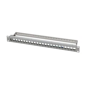 LOGILINK Patchpanel NK4057, 19", 24 Keystone-Module, weiß - Bild 1 von 3