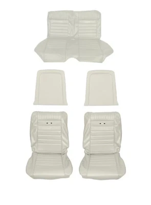 Scott Drake 65CP-P-FULL-WT 1965 cupé juego completo cupé tapicería pony - blanco Foto 1 de 2