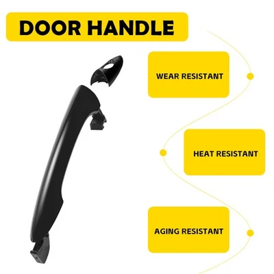 Puerta exterior delantera izquierda del conductor para manija Hyundai Sonata 2011 2012 2013-15 Foto 1 de 4