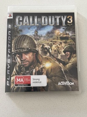 Call of Duty 3 Sony PlayStation 3 PS3 Game Complete + Manual PAL - Image 1 of 4