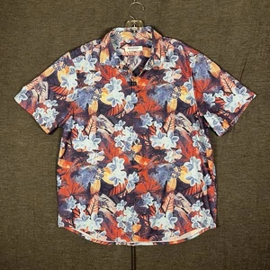 Tommy Bahama The Bahama Coast Techno Flora IslandZone Short Sleeve Shirt L - Picture 1 of 10