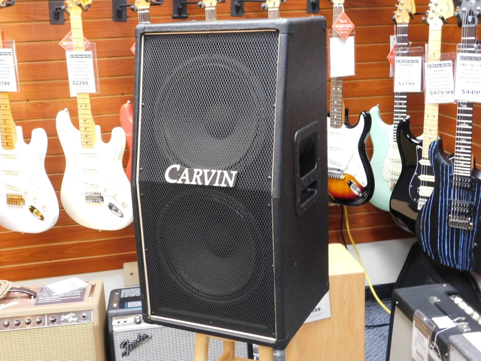 Carvin V212 2X12 Vertical Slant Guitar Cabinet 1/4 STACK! - Image 1 of 4