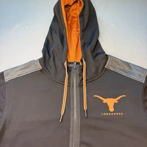 Herren Fanatics schwarze Texas Longhorns Full Zip Kapuzenjacke mit Taschen Gr. L - Bild 1 von 9