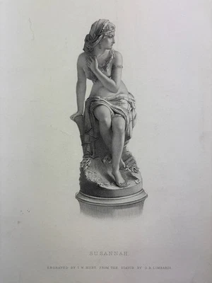 T.W. Hunt, SUSANNAH, nach der Statue G.B. Lombardi um 1820  - Bild 1 von 4