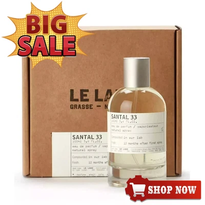 Le Labo Santal 33 Eau de Parfum Spray 3.4 Oz / 100 ML For Unisex New In Box - Image 1 of 4