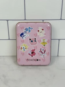 Pokemon Japan Fairy Type Mini 4" Metal Tin Sylveon Primarina Ribombee - Bild 1 von 4