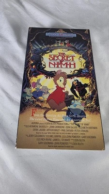 The Secret of NIMH VHS Tape 1982 Animated Dom De Luise Elizabeth Hartman Movie - Image 1 of 3