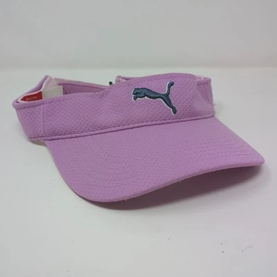 Puma Womens Purple Pink Adjustable Sun Visor OSFM Cap Hat - Image 1 of 4