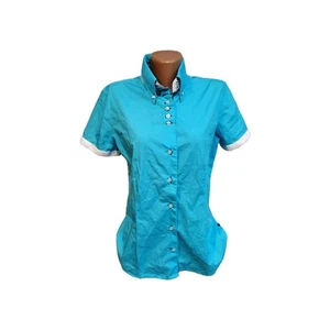 7 Camicie, Blusa/Camisa Mujer Talla L, Azul Teal-Blanco Multicolor, 100% CO - Imagen 1 de 16