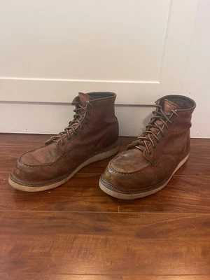 Botas de trabajo Red Wing 1907 con cordones para hombre talla 12 D ásperas y resistentes Foto 1 de 4