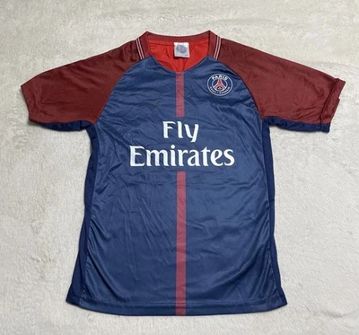 PSG Paris Saint-German Soccer Jersey Boys Medium 10-12 Neymar Jr. Football 2017 - Image 1 of 4