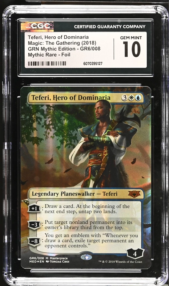 TEFERI, HERO OF DOMINARIA Masterpiece Series: Mythic Edition Foil CGC 10 MTG - Image 1 of 2