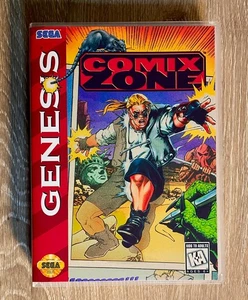 GAME CASE ONLY - Comix Zone (Sega Genesis) - Picture 1 of 3