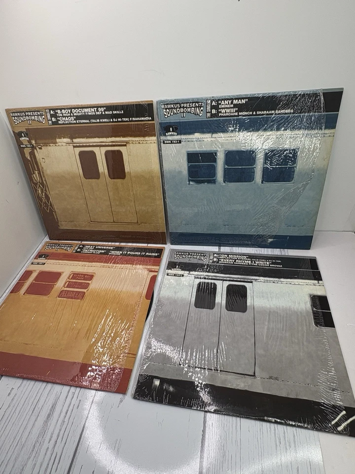 Rawkus Presents Soundbombing II Vinyl Lot  EMINEM Mos Def Talib Kweli Hi-tek Foto 1 de 4