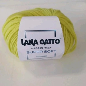 10 Gomitoli da 50g Lana Gatto Super Soft - 100% Lana Merino Extrafine - 14648 - Foto 1 di 2