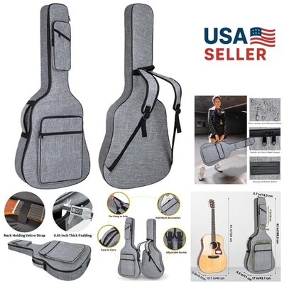 Durable 39-41 Inch Acoustic Guitar Backpack with Reinforced Handles - Versatile - Image 1 of 4