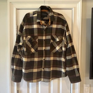 Scotch & Soda braun Button Down Oversized Flanell Gr. XL - Bild 1 von 11