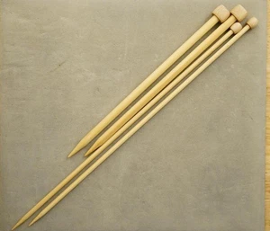 Mixed Lot 2 Sets Knitting Needles Bamboo Clover Takumi US 8 5MM & US 11 8MM - Picture 1 of 3